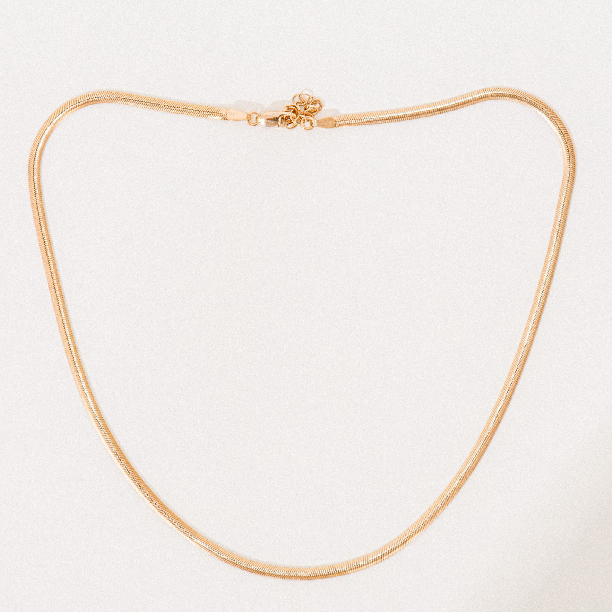 14K Gold Fill Silk Chain Necklace