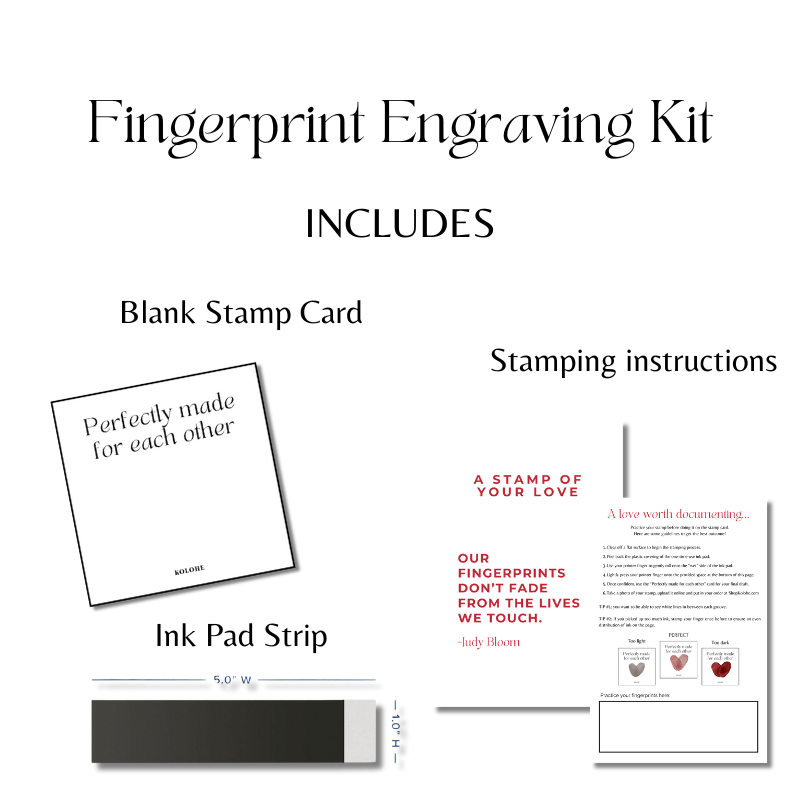 Fingerprint Engraving Kit