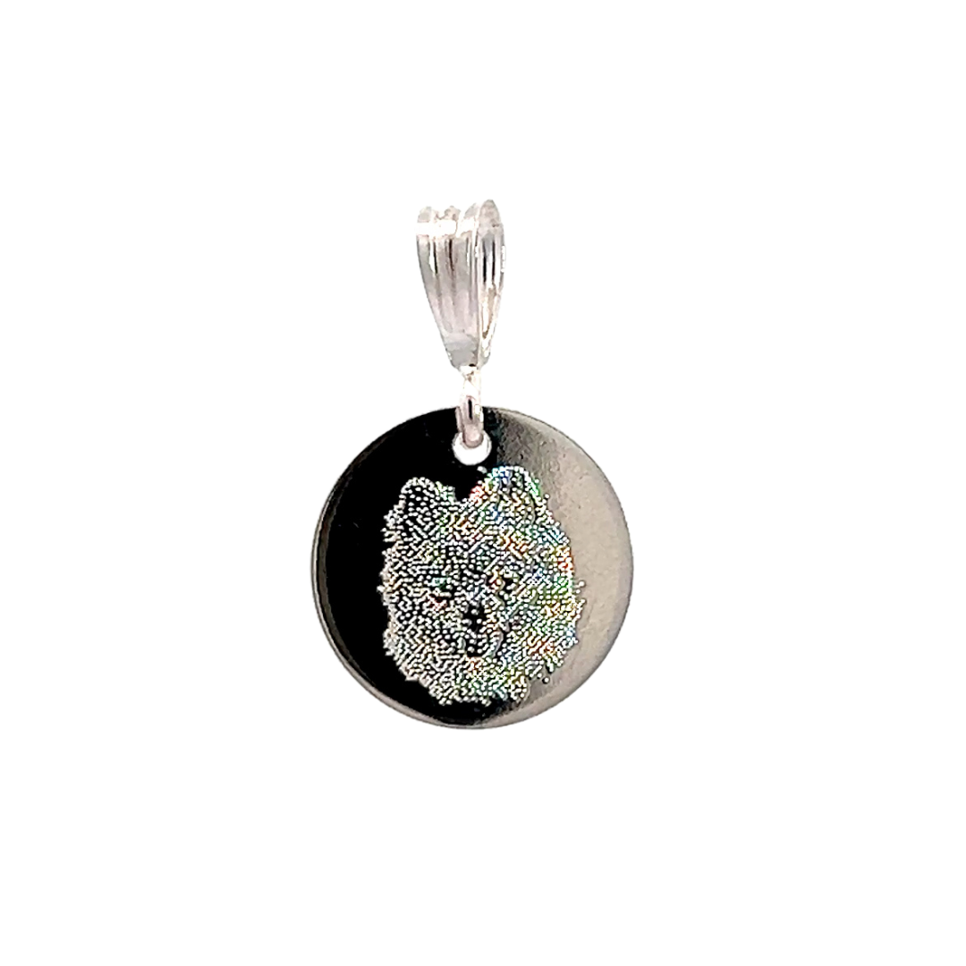 Pet Photo Engraved Pendant