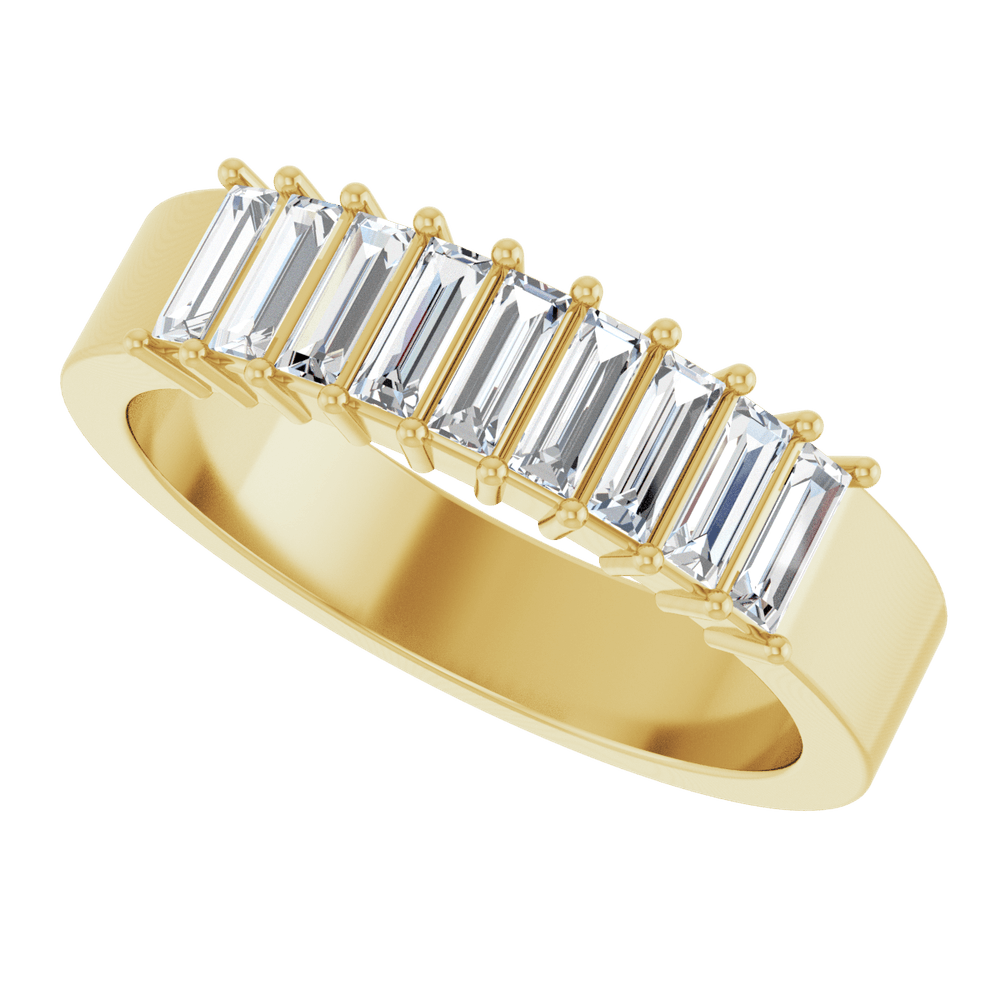 14K Diamond Baguette Ring