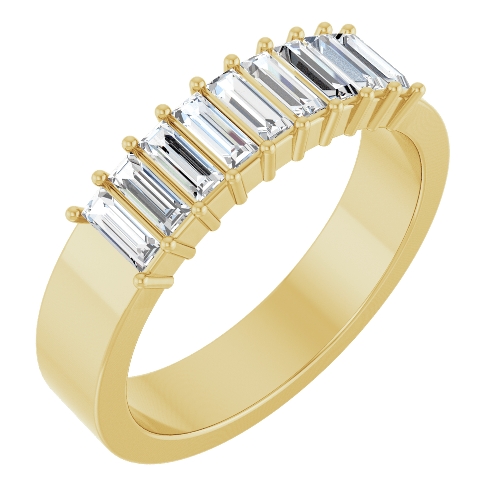 14K Diamond Baguette Ring