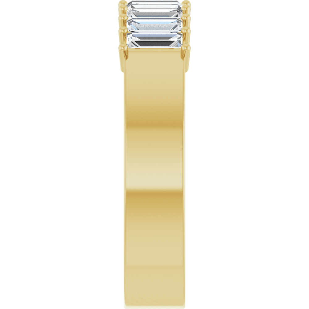 14K Diamond Baguette Ring
