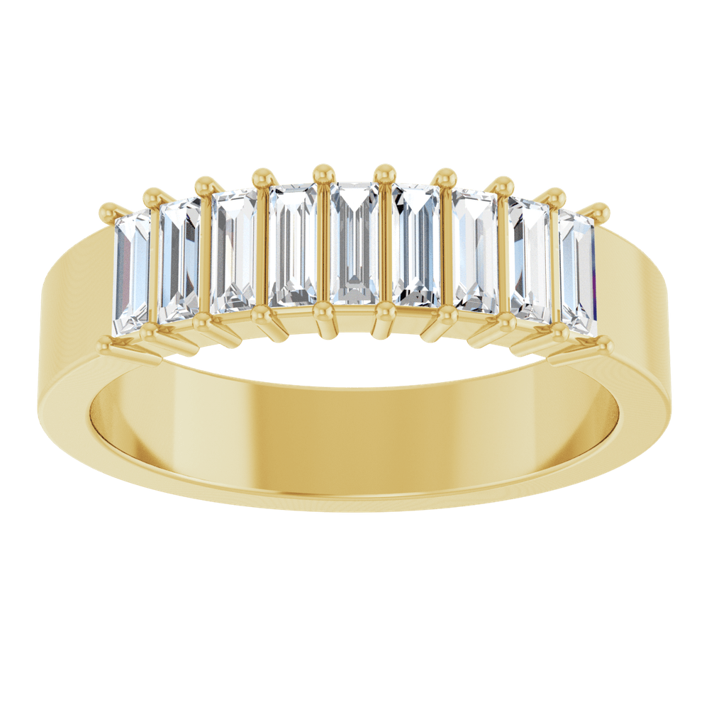 14K Diamond Baguette Ring