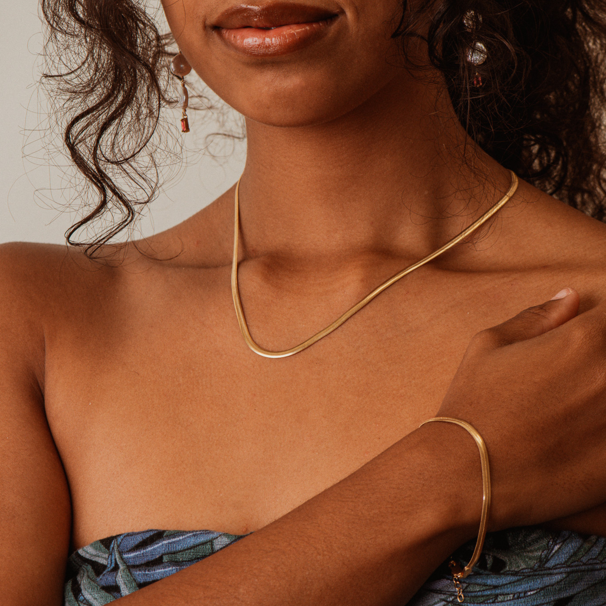 14K Gold Fill Silk Chain Necklace
