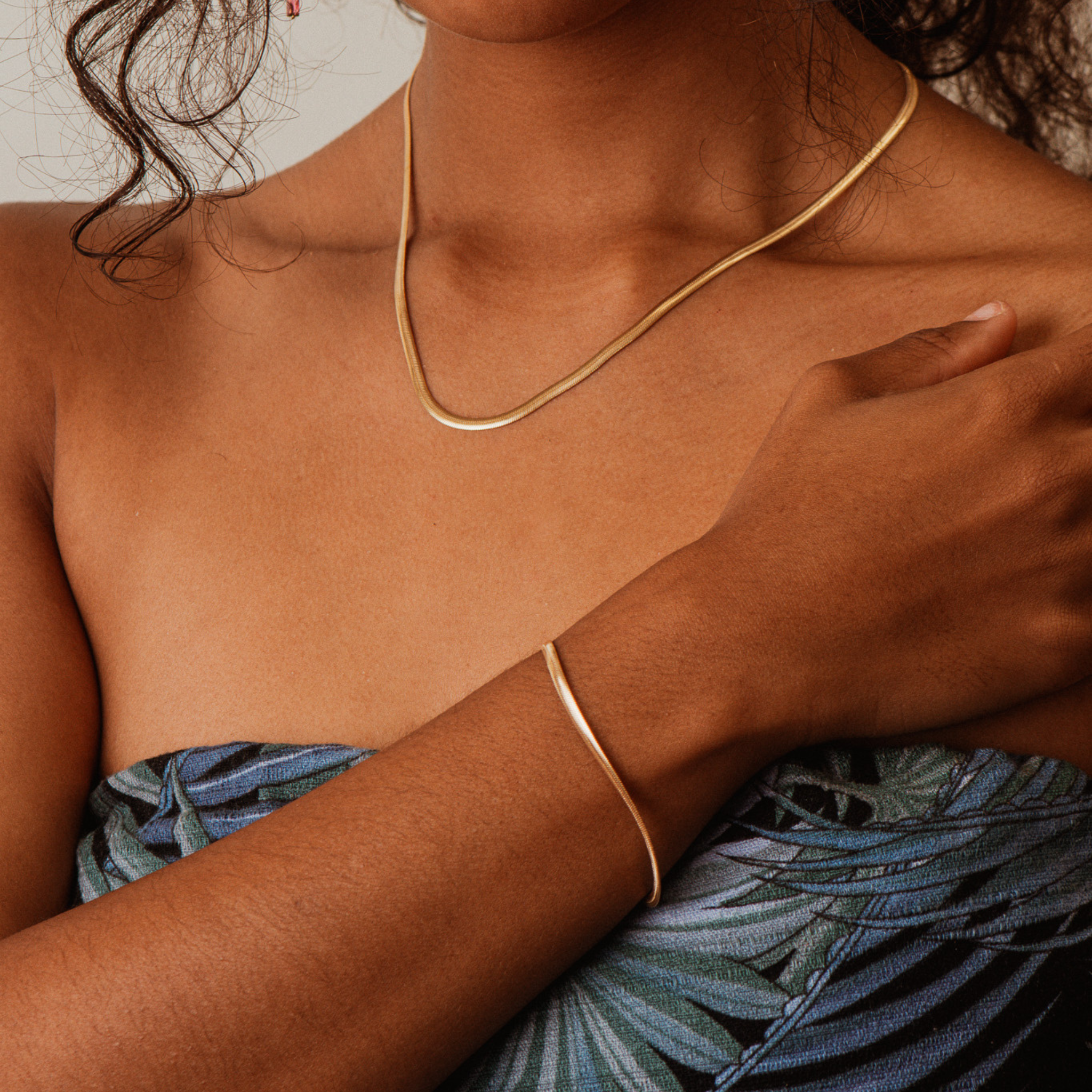 14k Gold Fill Silk Chain Bracelet