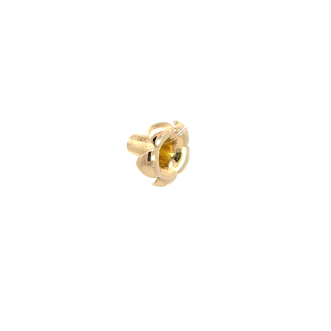 14K Solid Gold Puakenikeni Charm