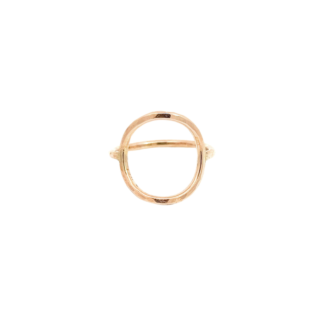 14K Gold Fill Circle Ring