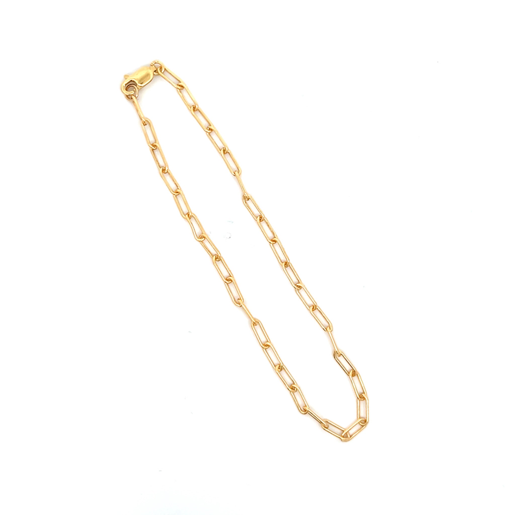 14K Gold Fill Clip Chain Anklet