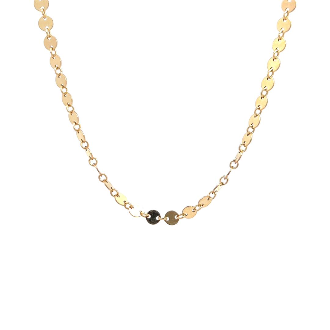 14K Gold Fill Coin Chain 