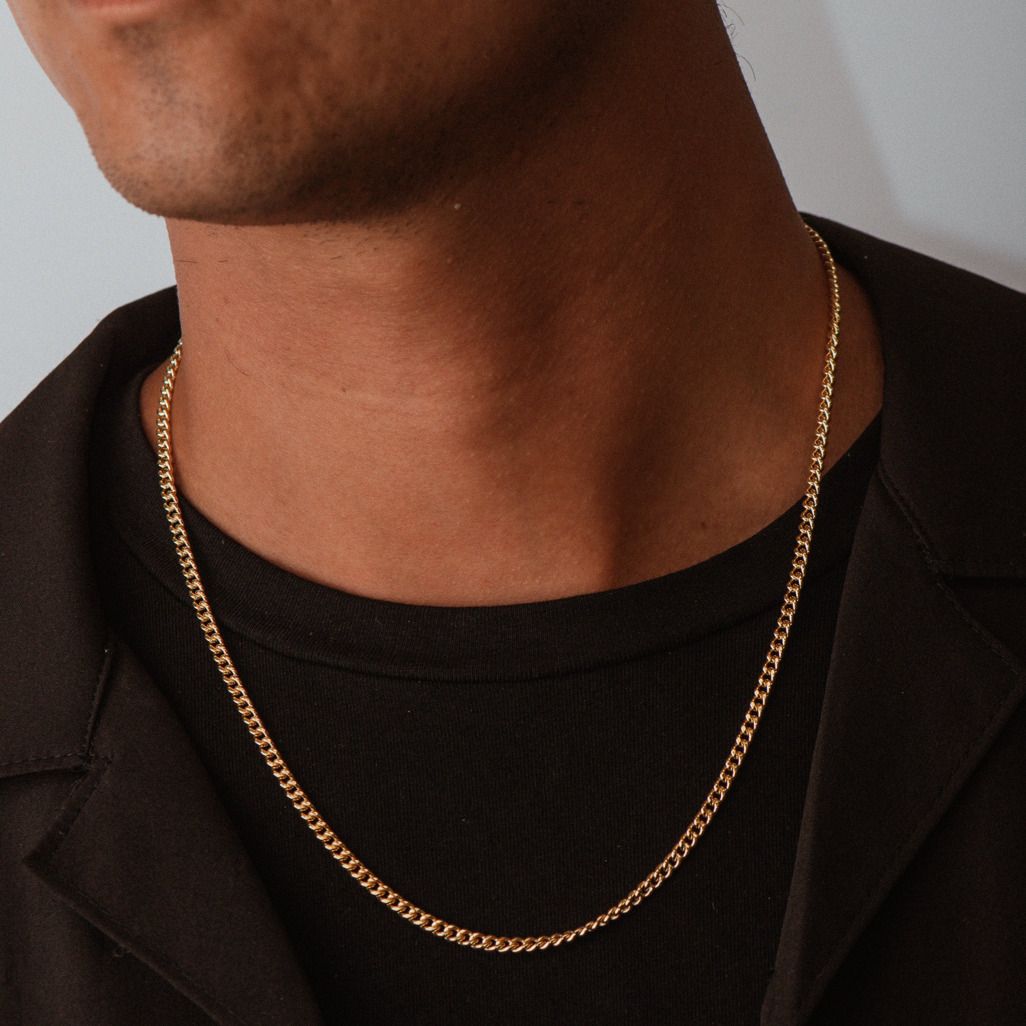 14K Gold Fill Curb Chain Necklace