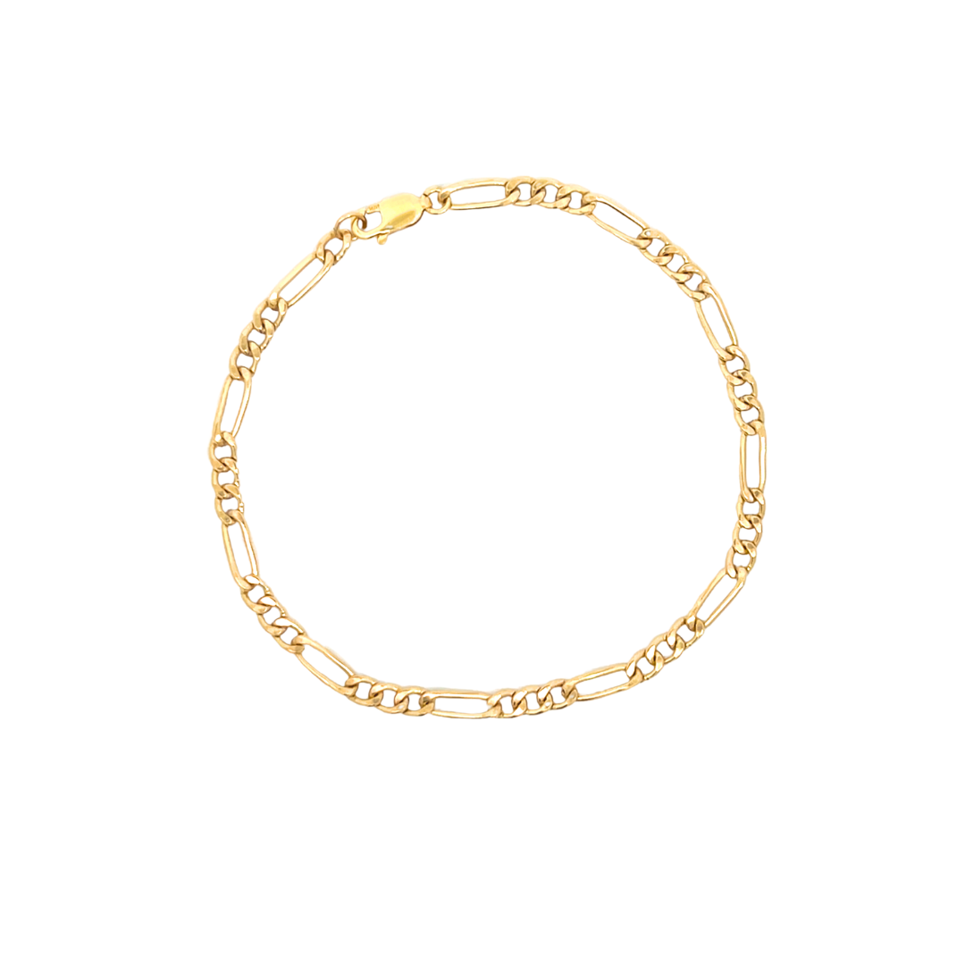 14K Gold Fill Figaro Bracelet