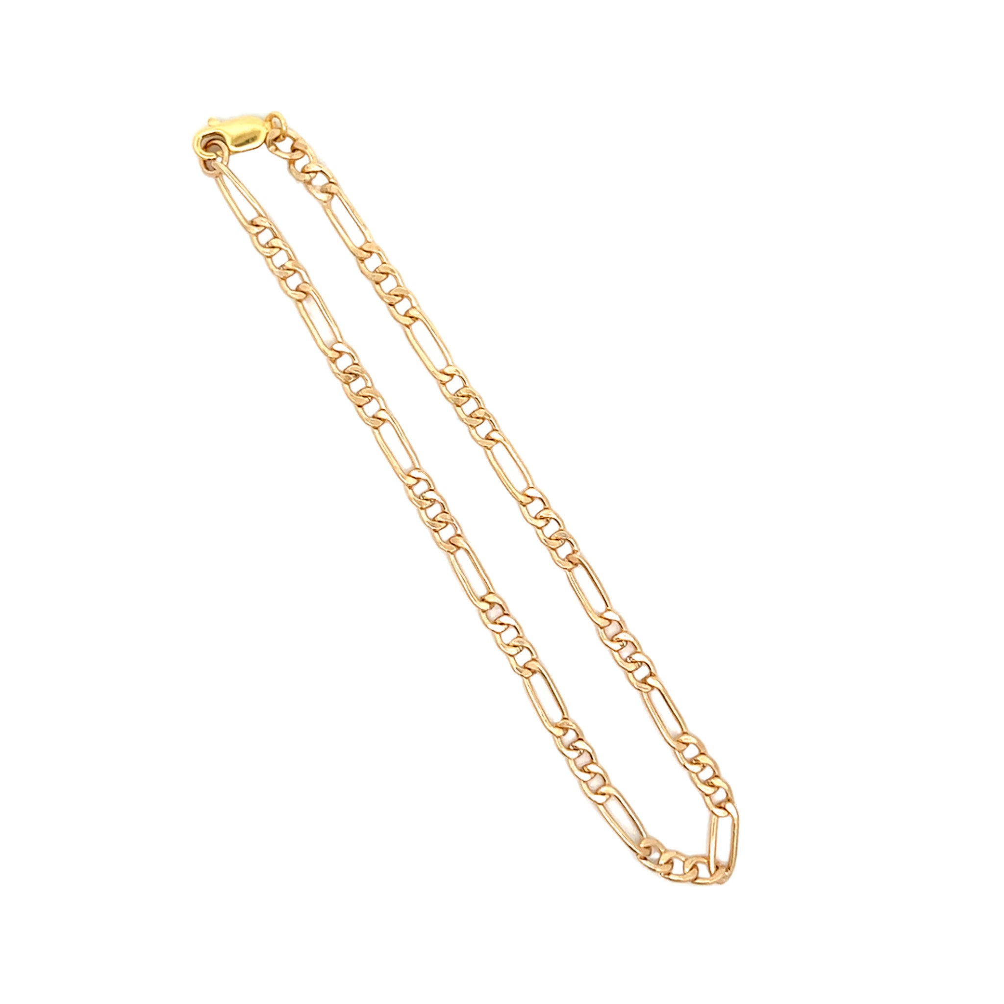 14K Gold Fill Figaro Anklet