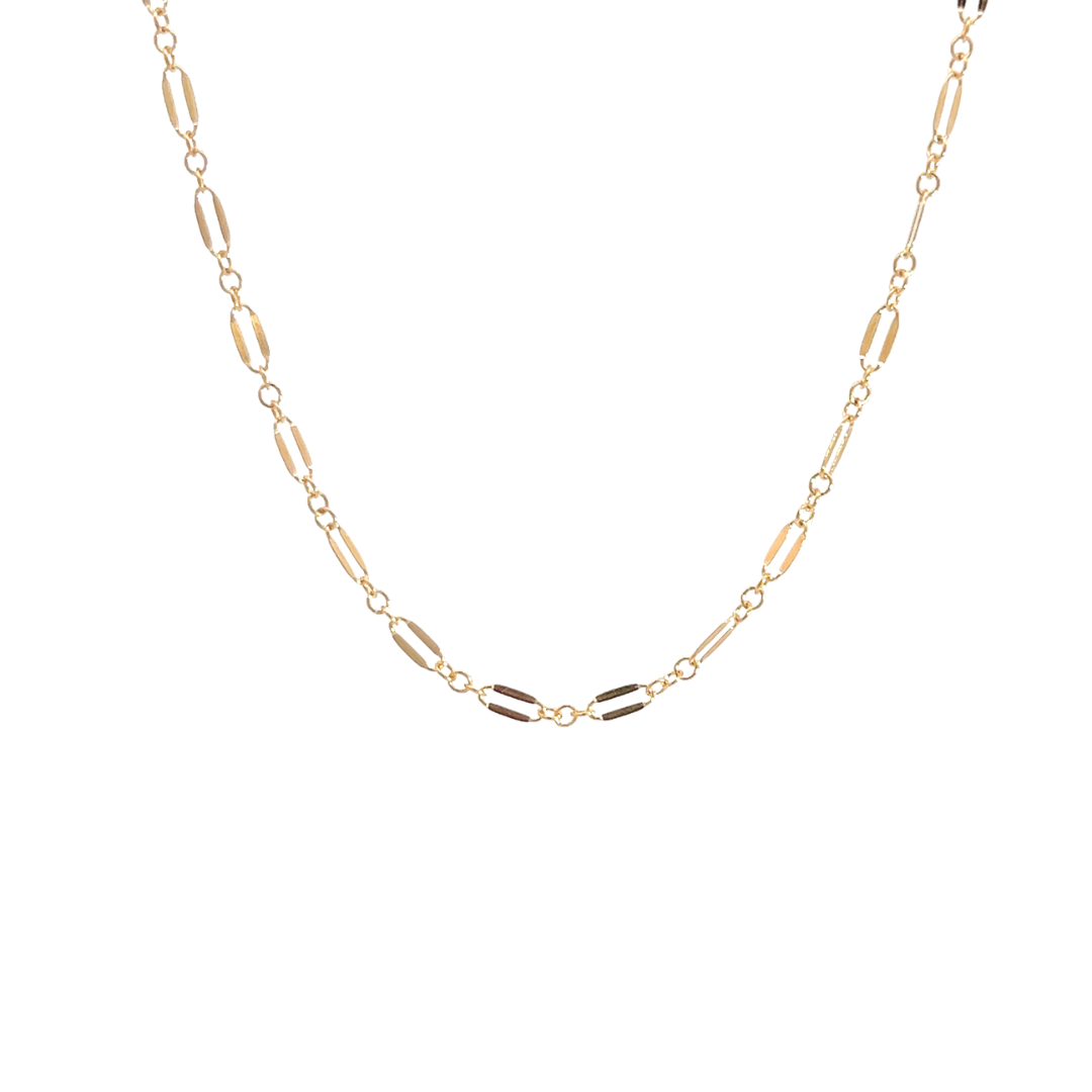 14K Gold Fill Flat Chain