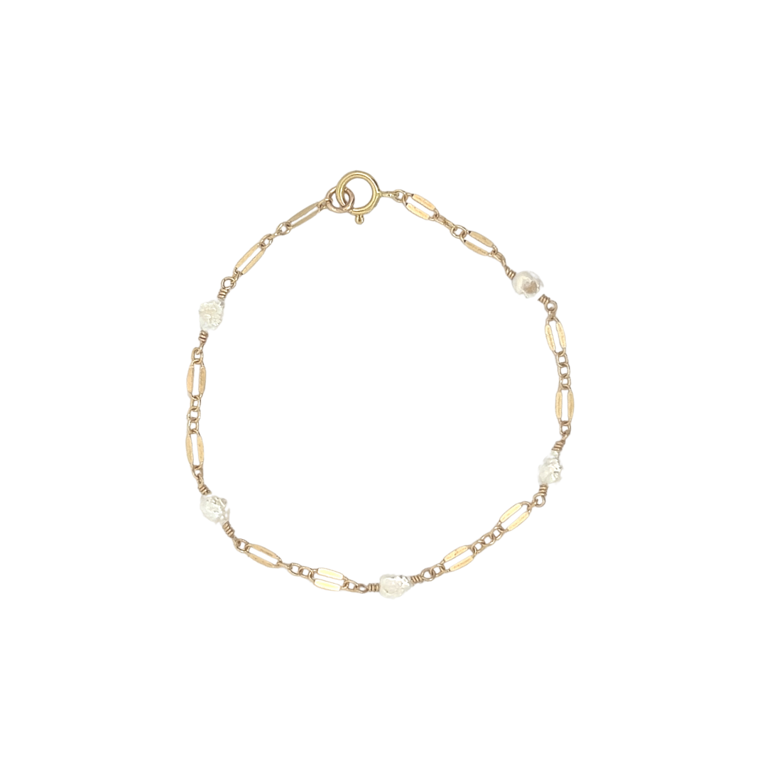 14K Gold Fill Ishtar Pearl Bracelet