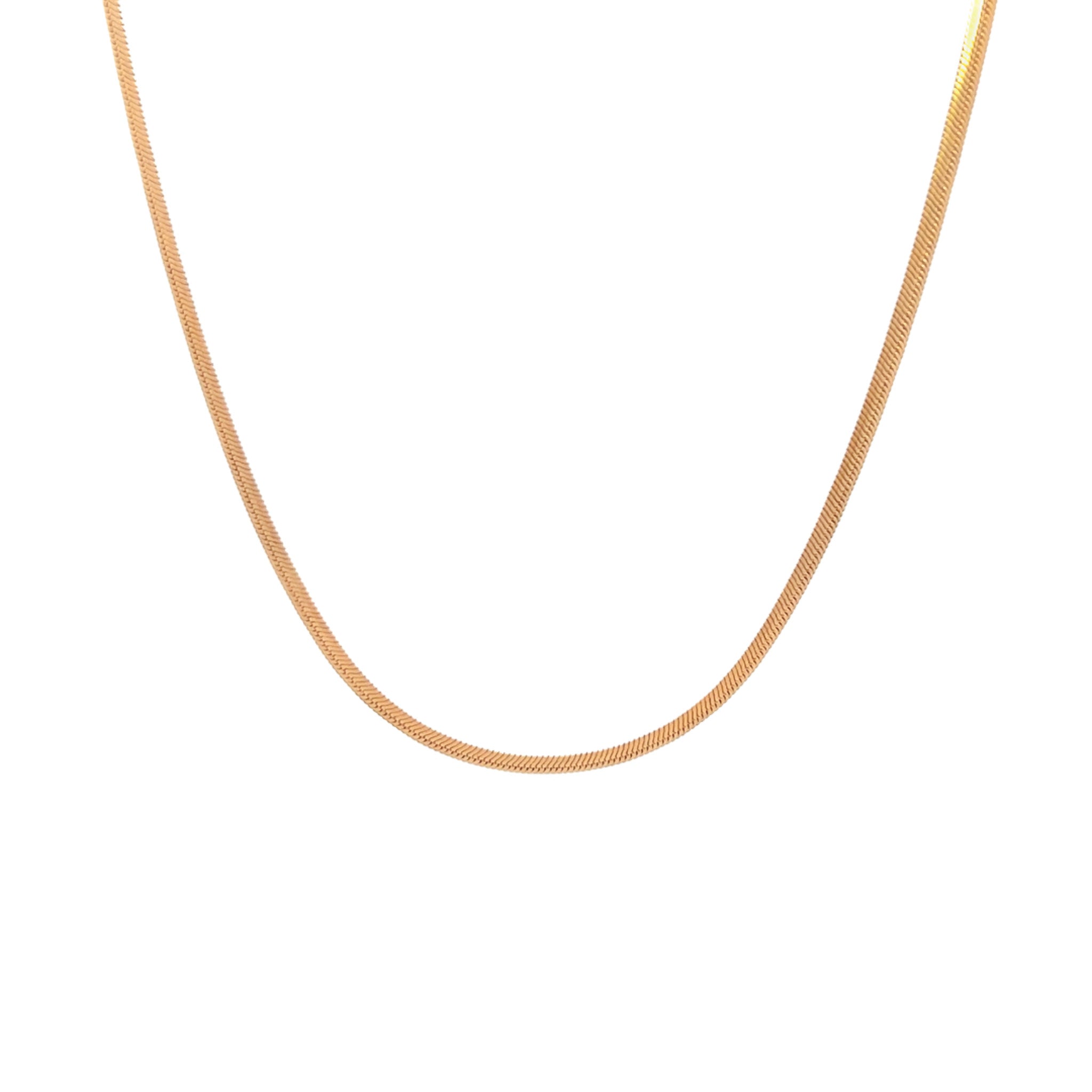 14K Gold Fill Silk Chain Necklace