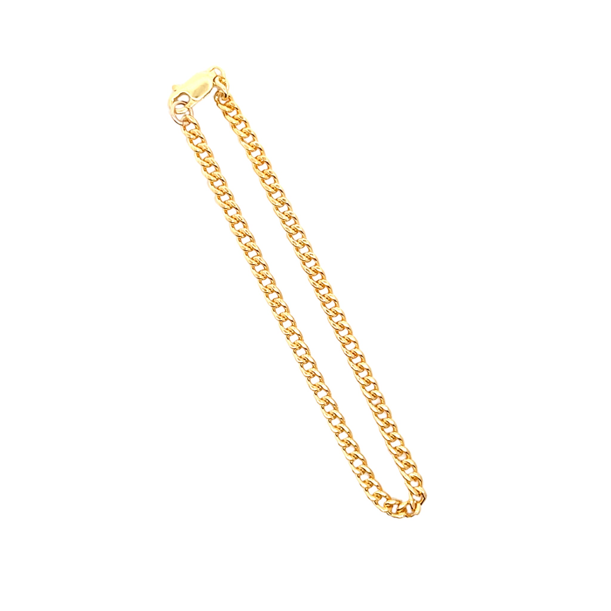 14K Gold Fill Small Curb Chain Anklet