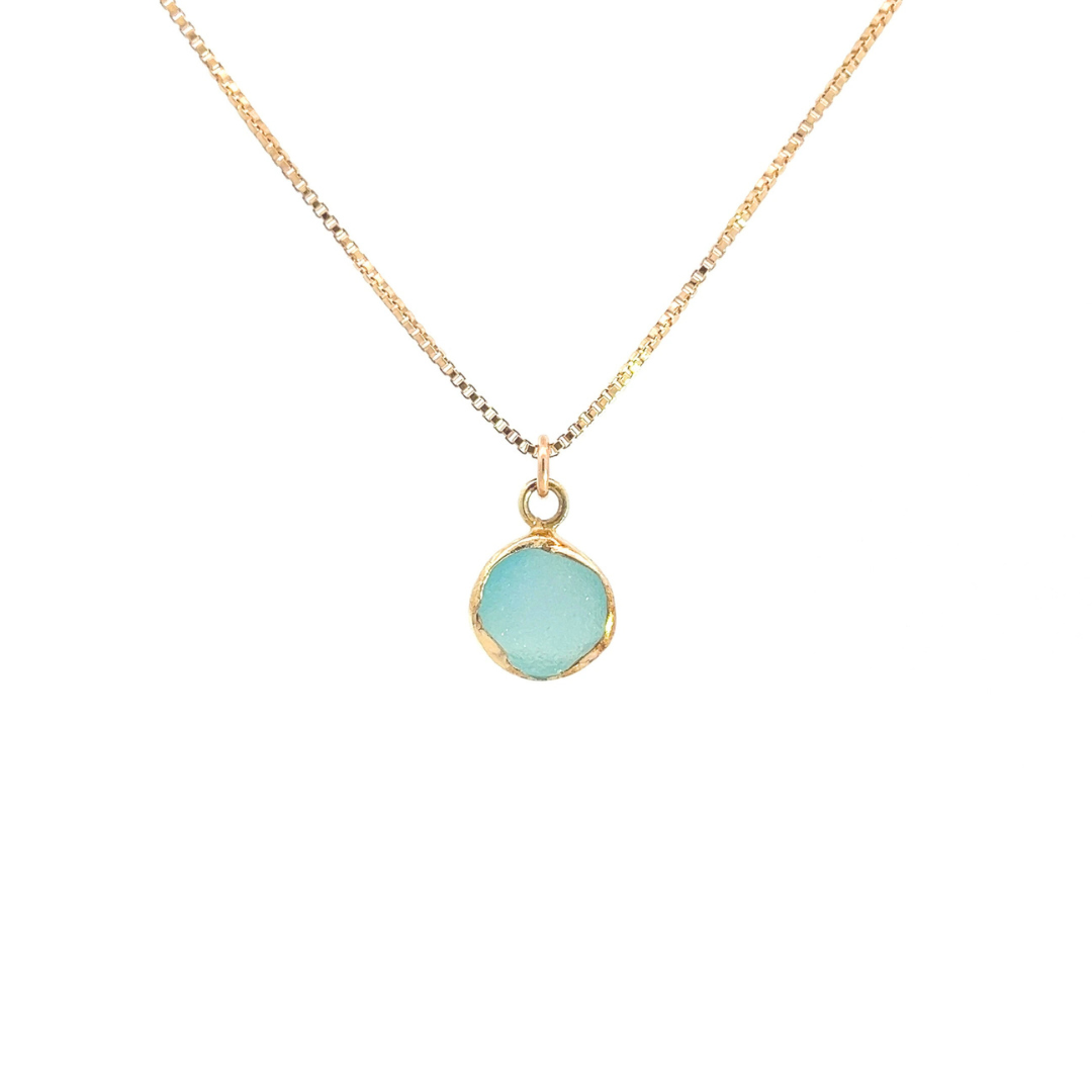 14k Gold Fill Druzy Box Chain