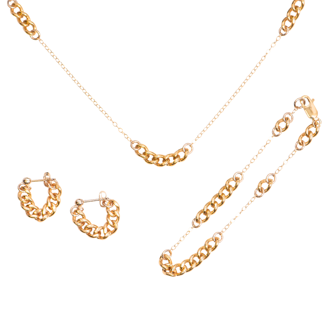 14K Gold Fill Curb Chain Jewelry