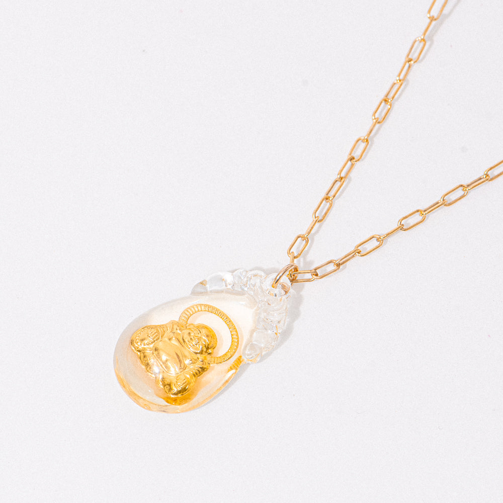 Gold Buddha Necklace