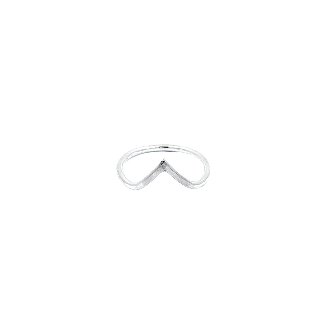 Chevron Ring Sterling Silver