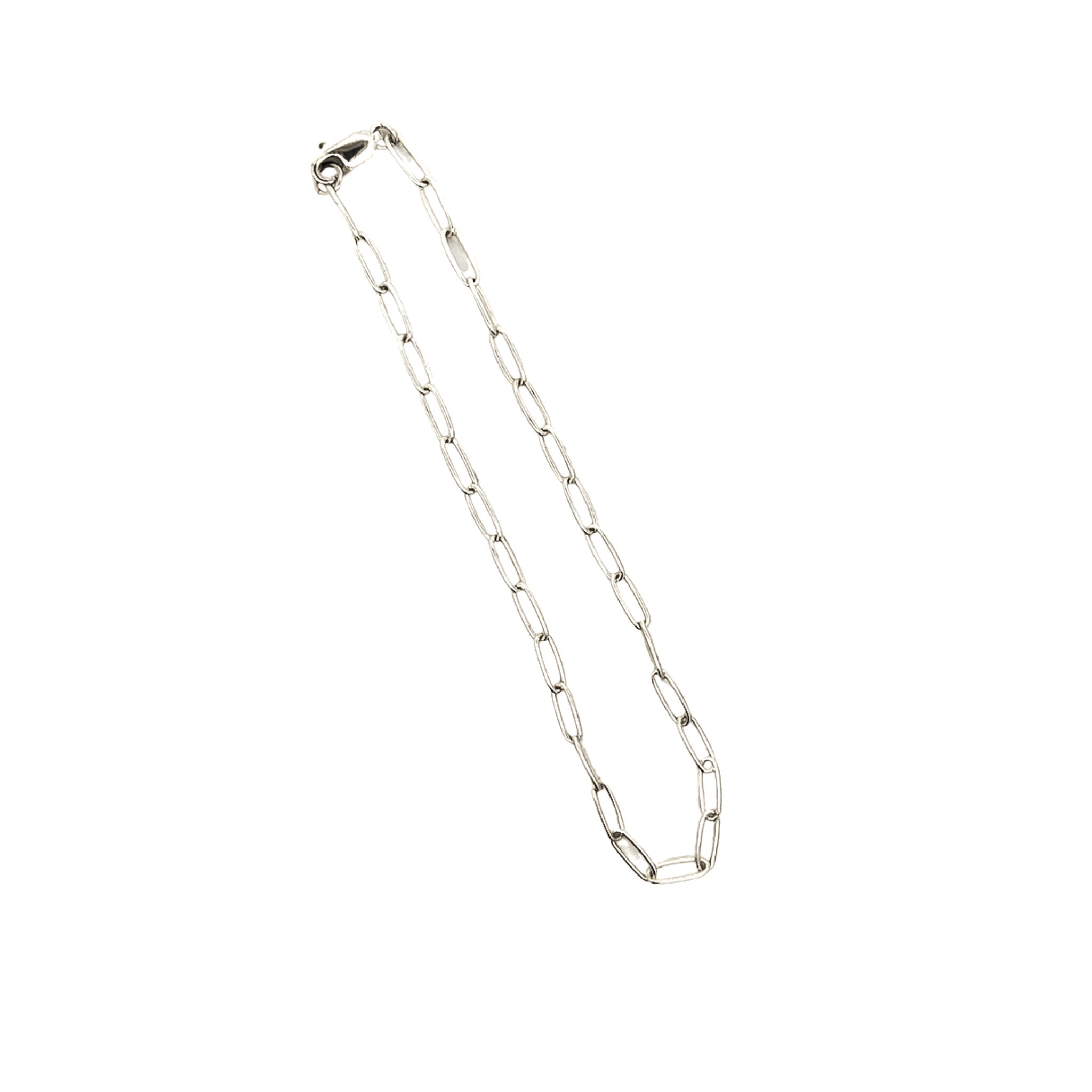 Sterling Silver Clip Chain Anklet