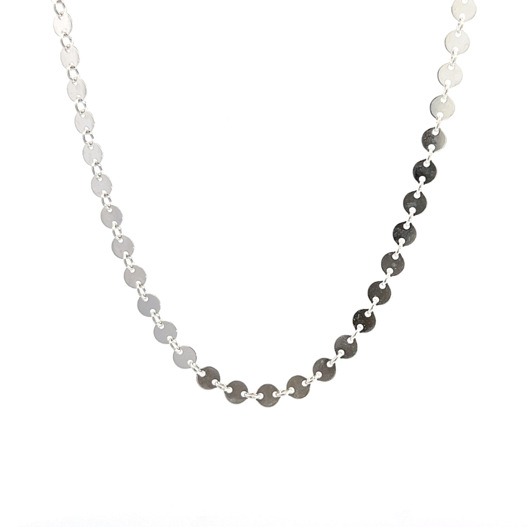 Sterling Silver Coin Chain 