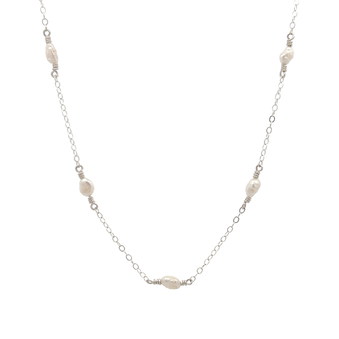 Ishtar Pearl Necklace. Water proof and tarnish proof. 