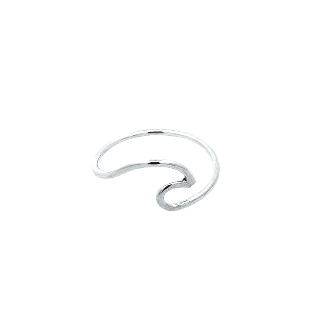 Sterling Silver Wave Ring