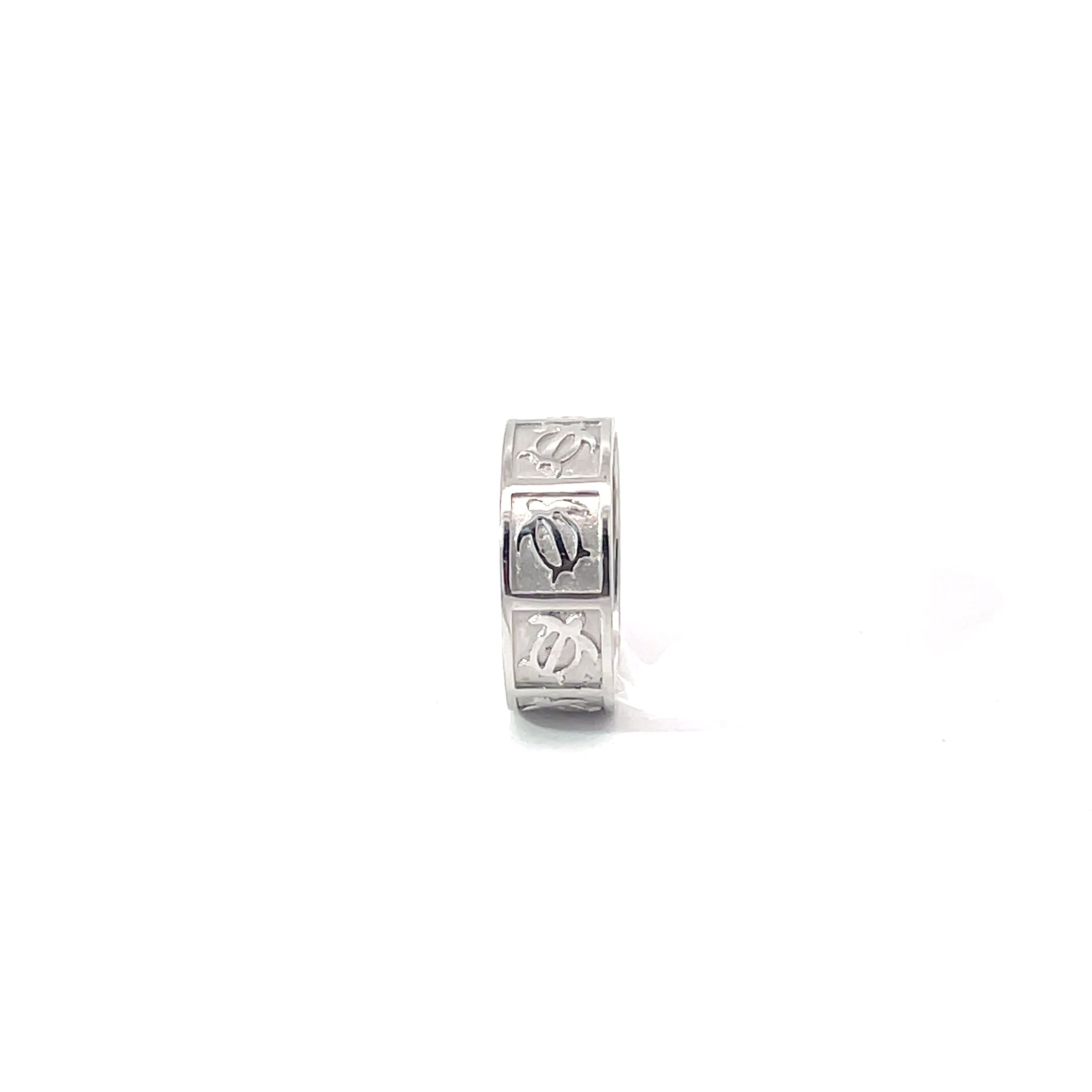 14K Solid Gold Turtle Band Ring
