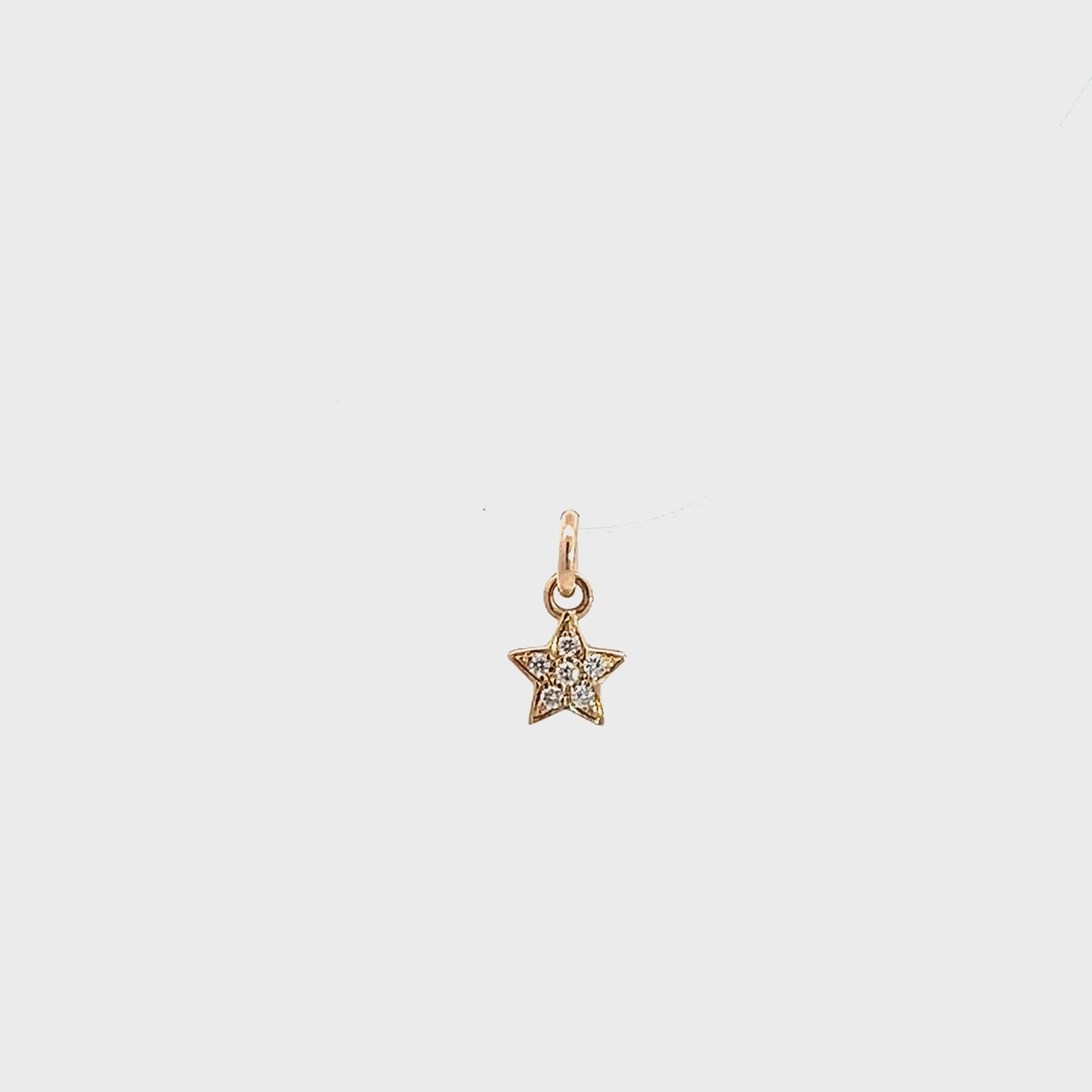 Diamond Star Charm