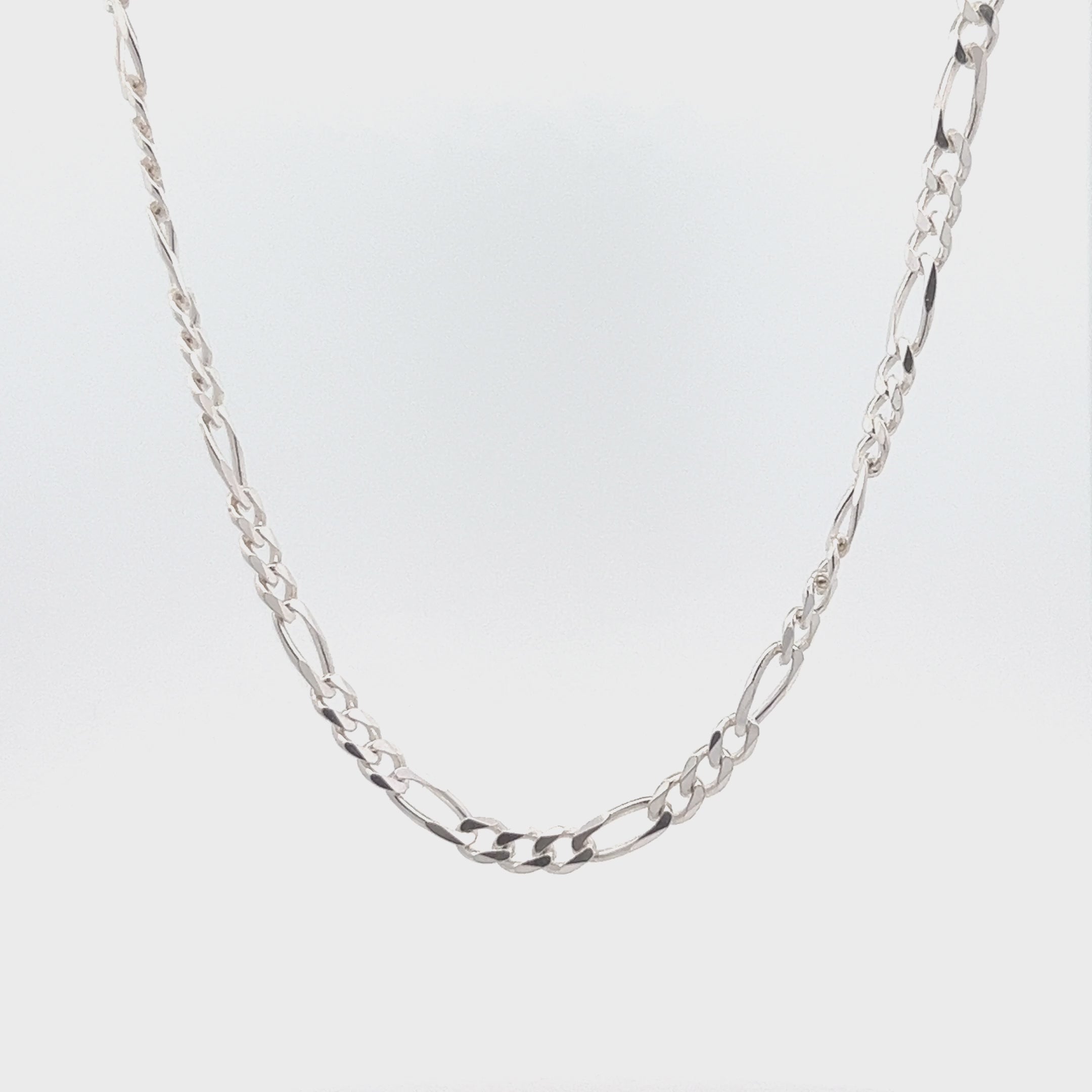 Sterling Silver Figaro Necklace