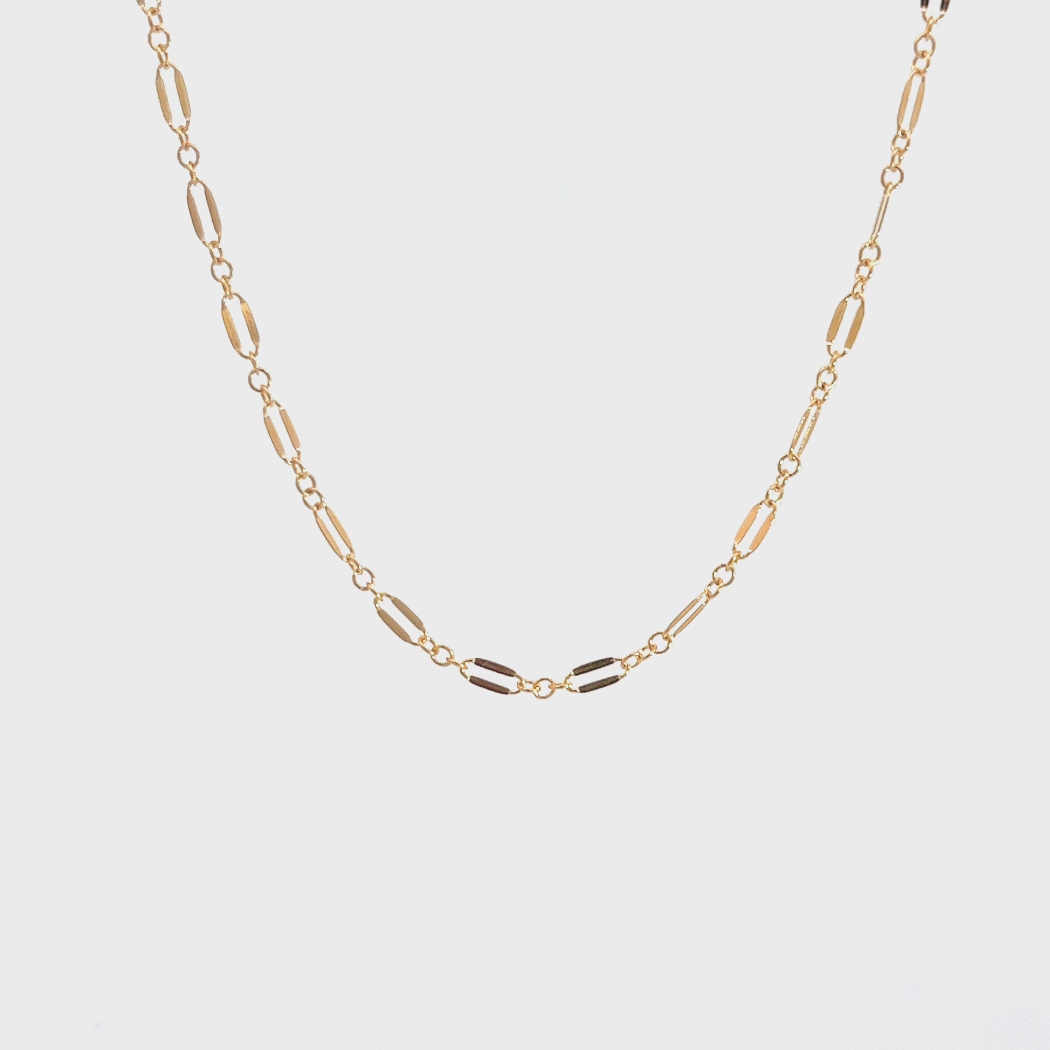 14K Gold Fill Flat Chain