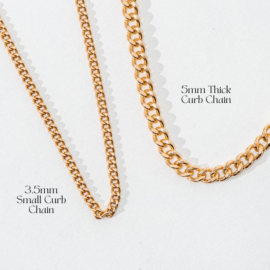 Thick Curb Chain Necklace
